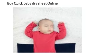 Buy Quick baby dry sheet Online | Free Shipping | SleepCosee