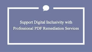 support digital inclusivity with professional