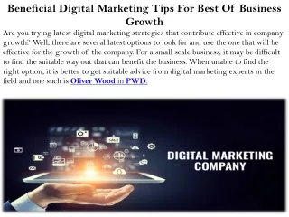 Beneficial Digital Marketing Tips For Best Of Business Growth