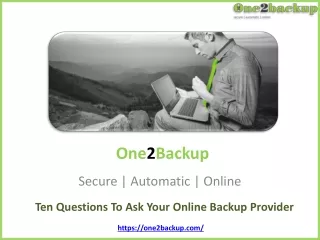 Comparison Of Our Online Data Backup - One2backup