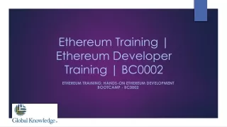 ethereum training ethereum developer training bc0002