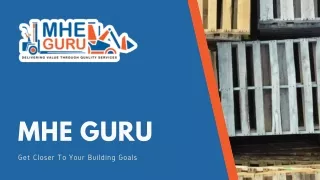 Warehouse Equipment Rental - MHE Guru
