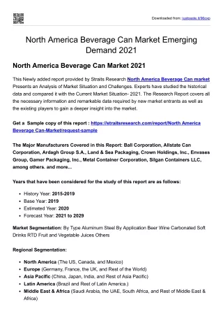 North America Beverage Can Market