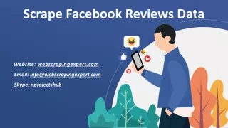 scrape facebook reviews data