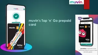 muvin’s Tap ‘n’ Go prepaid card