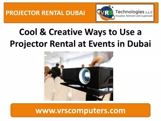 projector rental dubai