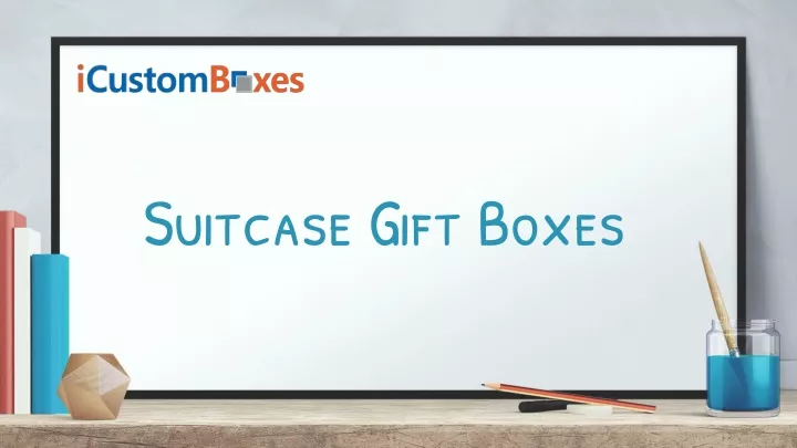 suitcase gift boxes