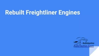 Rebuilt Freightliner Engines PDF