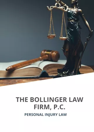 the bollinger law firm p c personal injury law