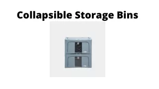 Collapsible Storage Bins