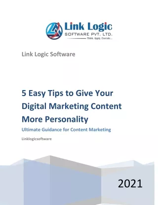 5 Easy Tips to Give Your Digital Marketing Content More Personality