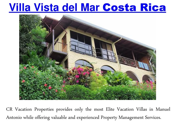 villa vista del mar costa rica