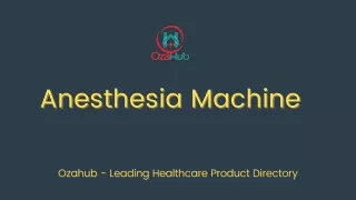 Vendor's List Anesthesia Machine Suppliers Manufacturers and Dealers