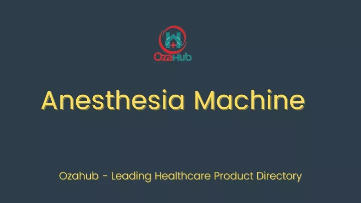 anesthesia machine