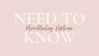 need to know
