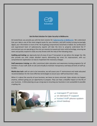 get the best solution for cyber security