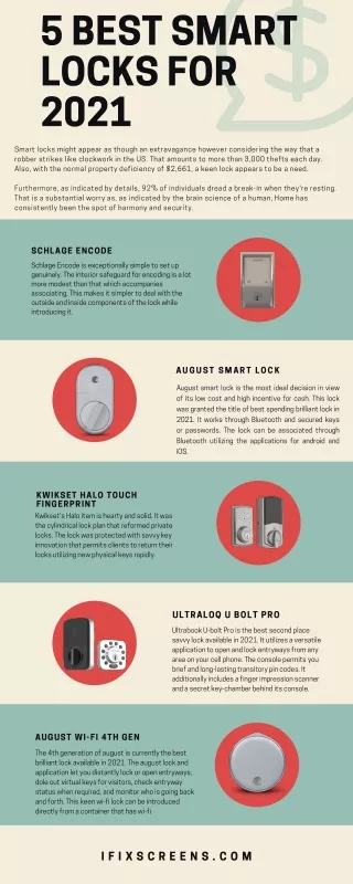 5 Best Smart Locks for 2021