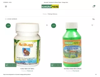 Ayurvedic Treatment for Kidney Failure - Kangra Herb