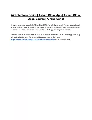 airbnb clone script airbnb clone app airbnb clone