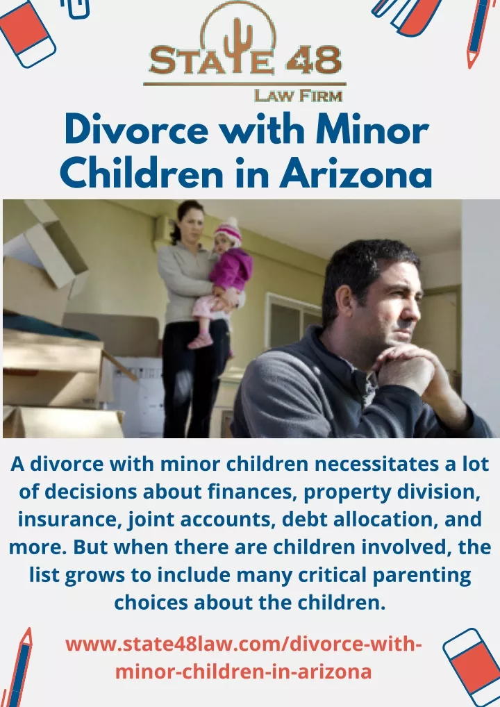 divorce with minor children in arizona