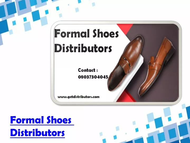 formal shoes distributors