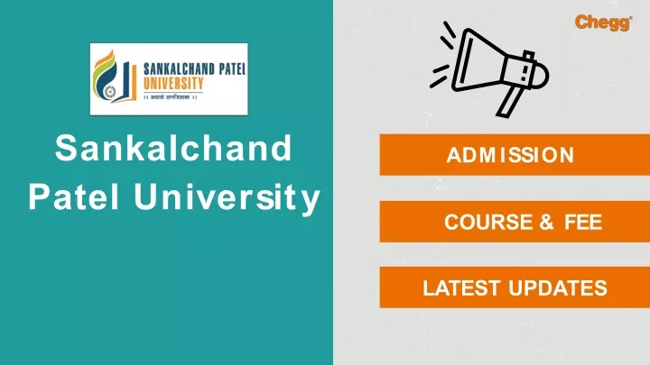 sankalchand patel university