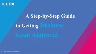 a step by step guide to getting business loan