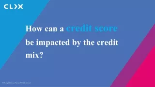 how can a credit score be impacted by the credit