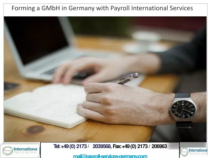 forming a gmbh in germany with payroll