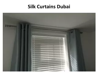 silk curtains dubai