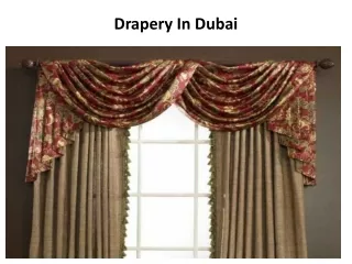 drapery in dubai