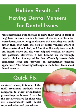 Get Natural Looking Teeth