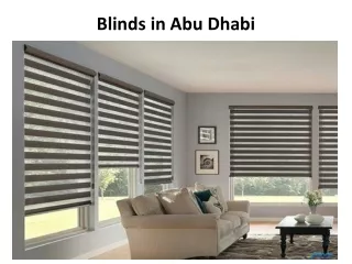 blinds in abu dhabi