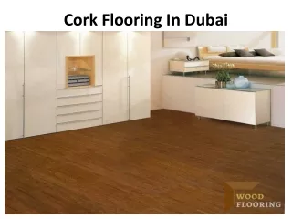 cork flooring in dubai