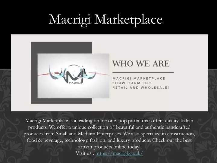 macrigi marketplace