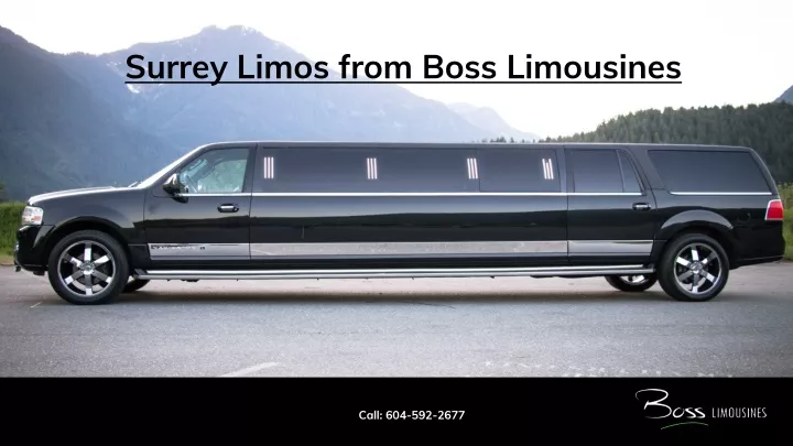 surrey limos from boss limousines