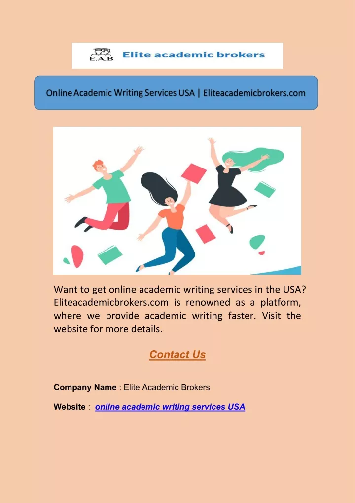 want to get online academic writing services