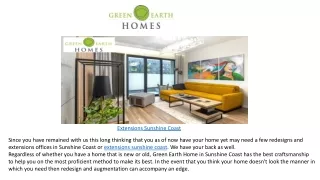 extensions sunshine coast