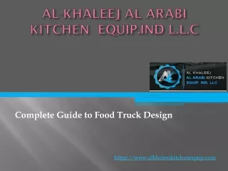 complete guide to food truck design