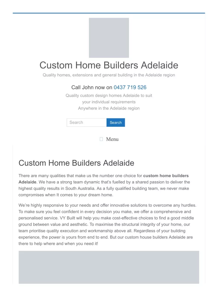 custom home builders adelaide quality homes