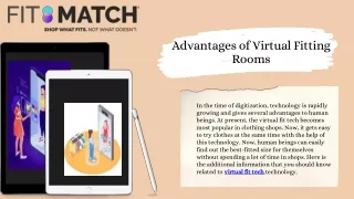 Advantages of Virtual Fitting Rooms