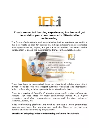 create connected learning experiences inspire