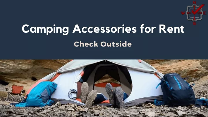 camping accessories for rent