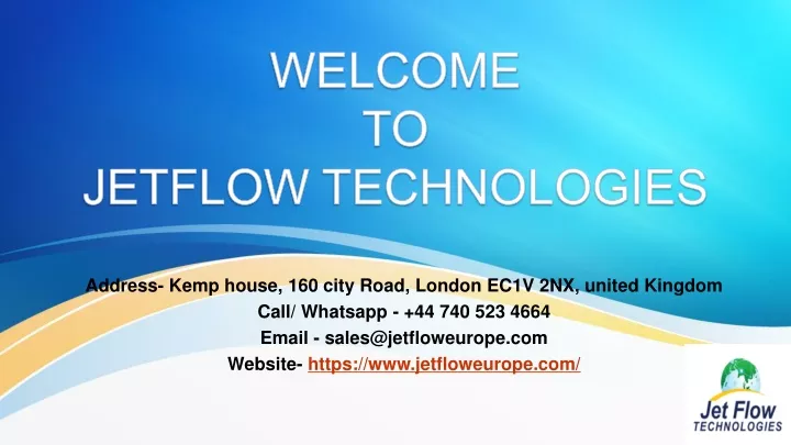 welcome to jetflow technologies