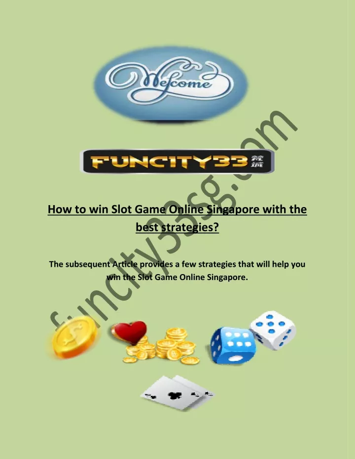 how to win slot game online singapore with