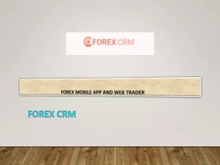 forex mobile app and web trader