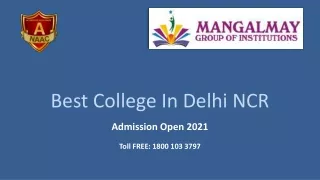 best college in delhi ncr