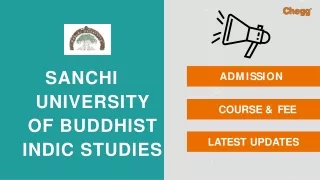 sanchi university of buddhist indic studies