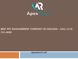 Best PPC Management Company in Chicago - Call (312) 741-4020