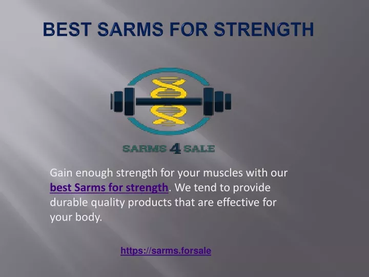 gain enough strength for your muscles with
